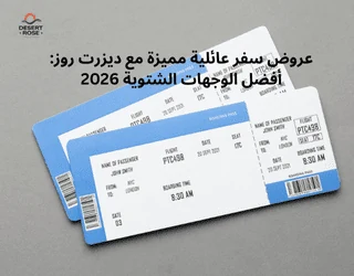 عروض سفر عائلية مميزة مع ديزرت روز: أفضل الوجهات الشتوية 2026